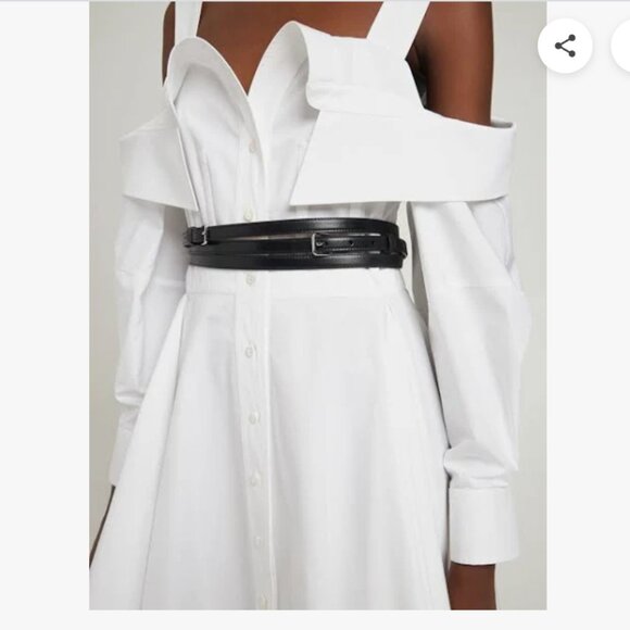 Alexander McQueen Accessories - MCQUEEN Leather belt